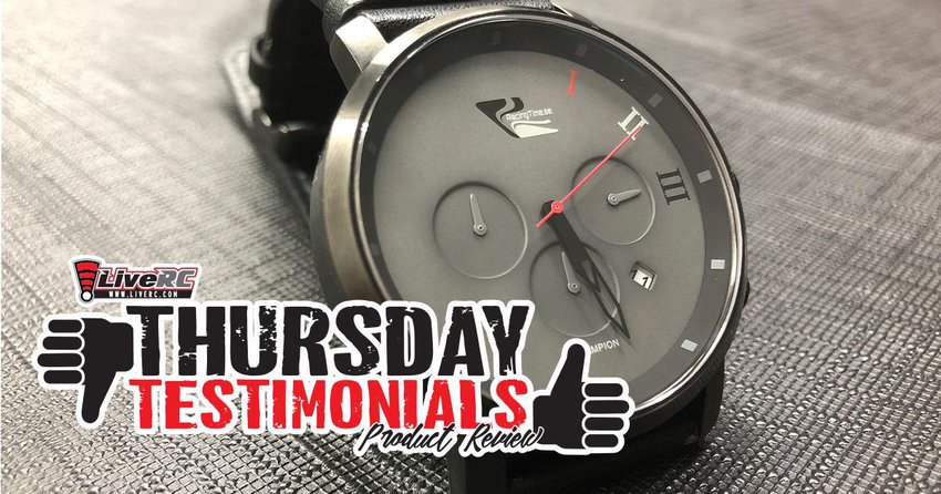 Main Photo: THURSDAY TESTIMONIALS: Racing Time Champion wrist watch