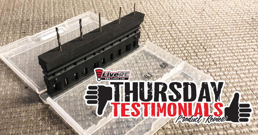 Main Photo: THURSDAY TESTIMONIALS: Racers Edge Shock Piston Drill Bit Set